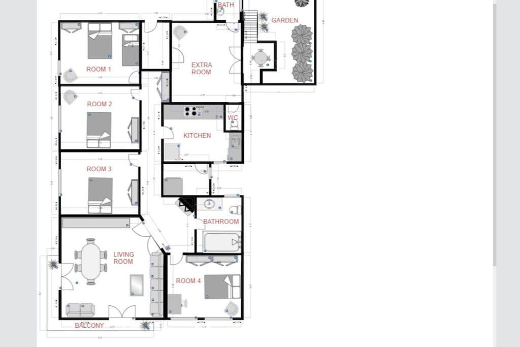 Maison Biscuit. Apartament A La Placa De La Vila カンプロドン エクステリア 写真